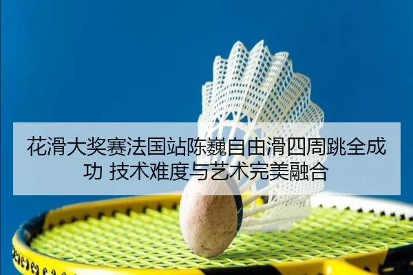 花滑大奖赛法国站陈巍自由滑四周跳全成功 技术难度与艺术完美融合